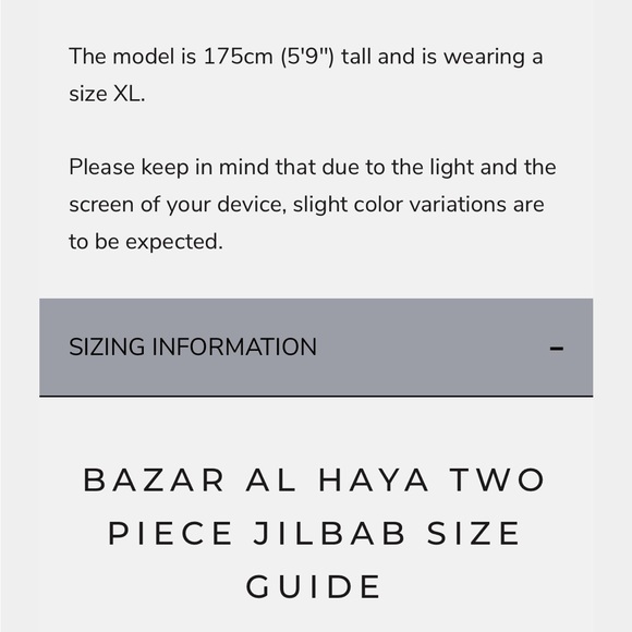 Muslim premium cotton blouse and skirt set from Bazar Al Haya light grey - Picture 7 of 13